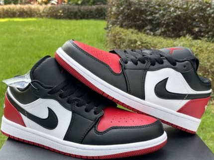Jordan 1 Low Bred Toe (GS)