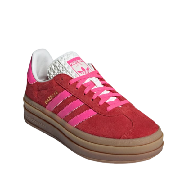 Adidas Adidas Gazelle Bold "Collegiate Red / Lucid Pink" - SneakerMood 