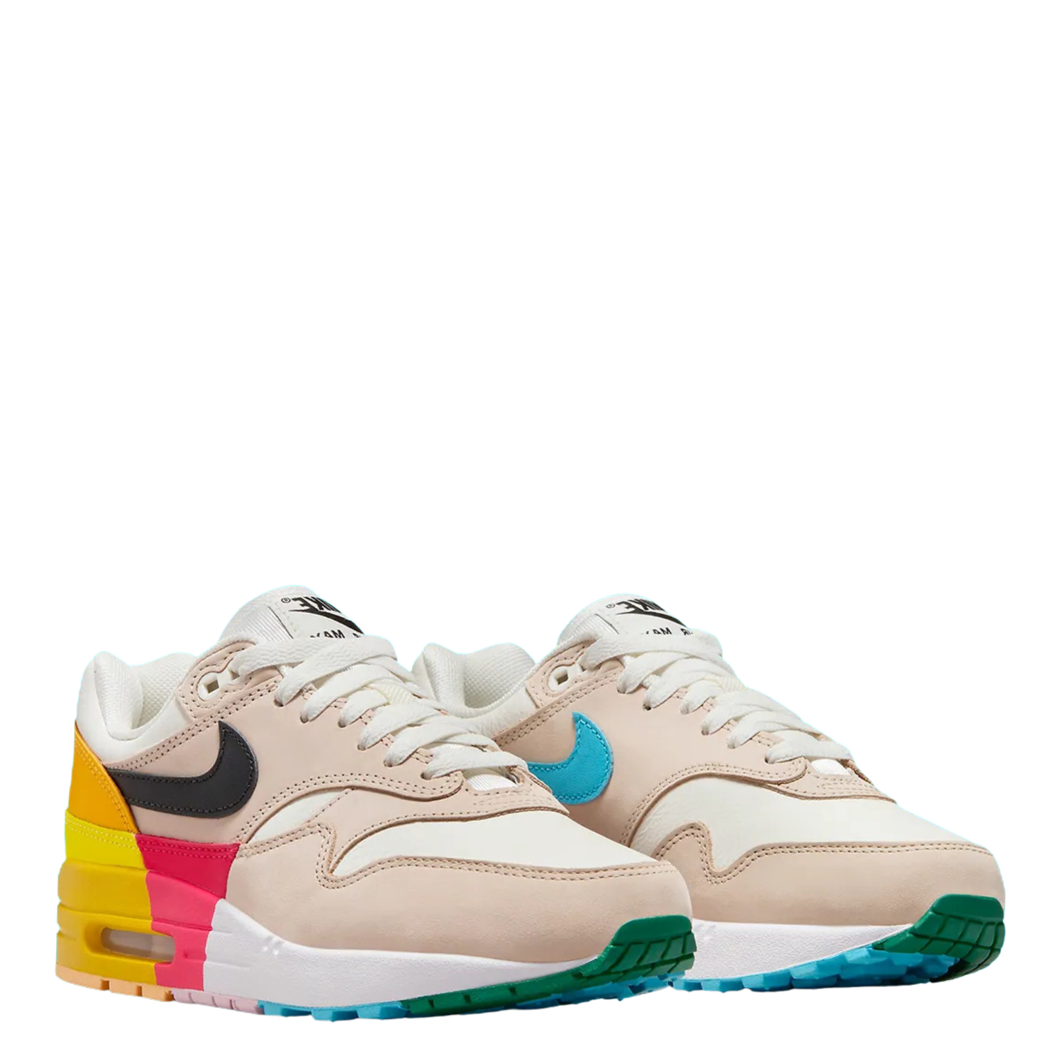 Nike Air Max 1 WMNS Tan Multi Color FQ2538 100 SneakerMood SneakerMood