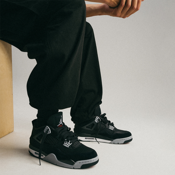 Nike Air Jordan 4 Black Canvas