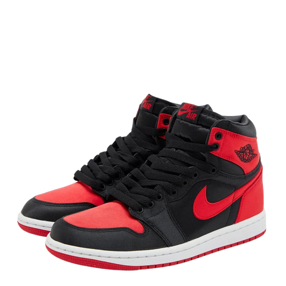 Nike Air Jordan 1 High Satin WMNS 'Bred' - SneakerMood 