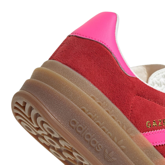 Adidas Adidas Gazelle Bold "Collegiate Red / Lucid Pink" - SneakerMood 