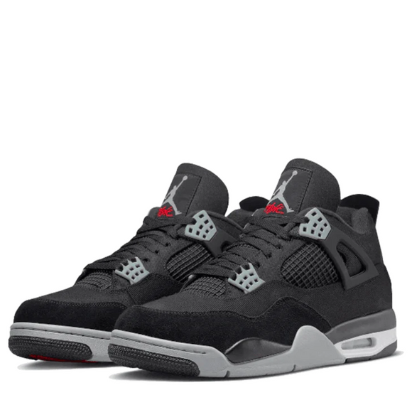 Nike Air Jordan 4 Black Canvas