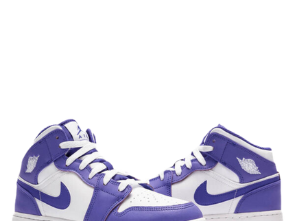 Nike Air Jordan 1 Mid GS 'Purple Venom' - SneakerMood 