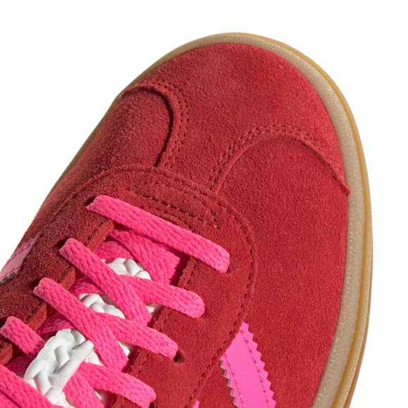 Adidas Adidas Gazelle Bold "Collegiate Red / Lucid Pink" - SneakerMood 