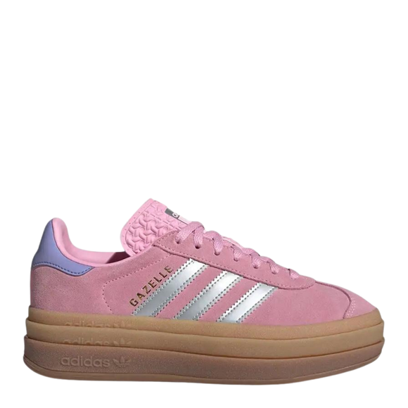 Adidas Adidas Gazelle Bold Pink Silver GS - SneakerMood 