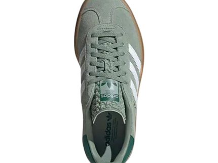 Adidas Adidas Gazelle Bold Silver Green - SneakerMood 
